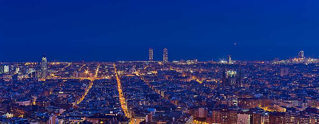 Barcelona skyline